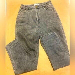 Rolla super high rise relaxed fit size 27 black jeans